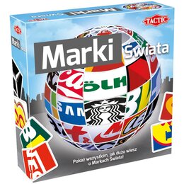 Gra karciana TACTIC Marki świata 58231