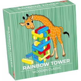 Gra zręcznościowa TACTIC Trendy Wooden Classic Rainbow Tower 59007