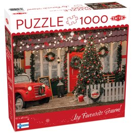 Puzzle TACTIC Lovers Christmas Porch 59606 (1000 elementów)