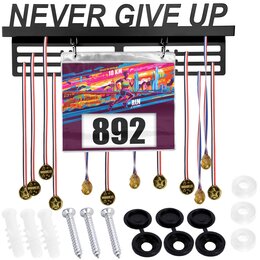 Wieszak na medale i numery startowe GOCKOWIAK Never give up