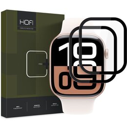 Szkło hybrydowe HOFI Hybrid Pro+ do Apple Watch 10 (42 mm) Czarny