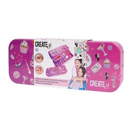 Zabawka zestaw do makijażu CREATE IT! Make-Up Puszka 3-poziomowa 84504