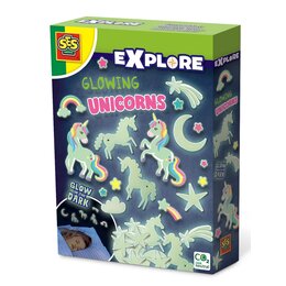 Naklejki SES Creative Explore Świecące w nocy jednorożce 25128