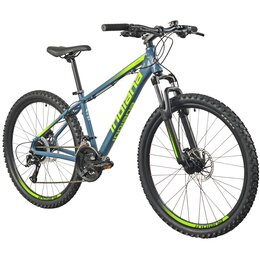 Rower górski MTB INDIANA X-Pulser 3.6 M17 26 cali męski Grafitowo-limonkowy