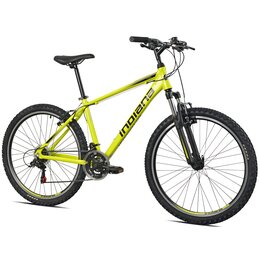 Rower górski MTB INDIANA X-Pulser 1.6 M19 26 cali męski Limonkowo-czarny