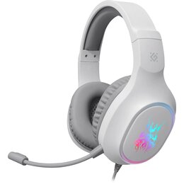 Słuchawki DEFENDER Fury Gaming Nauszne Biały