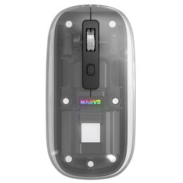 Mysz MARVO Prism B10 Czarno-przezroczysty
