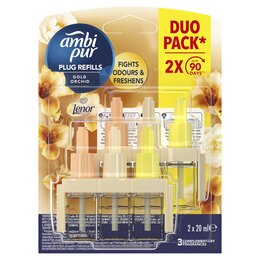 Odświeżacz powietrza AMBI PUR 3Volution RF Złota Orchidea 20 ml (2 sztuki)
