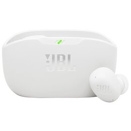Słuchawki dokanałowe JBL Wave Buds 2 ANC Wodoodporne Biały
