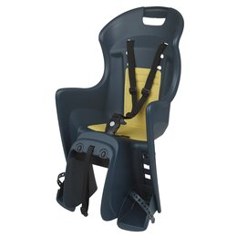 Fotelik rowerowy DIEFFE BIKE Bikey Cool Tylny Bagażnik 22kg Żółto-niebieski