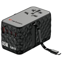 Adapter podróżny VERBATIM CNT-02 Czarny
