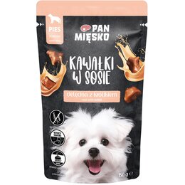 Karma dla psa PAN MIĘSKO Cielęcina z królikiem 150 g