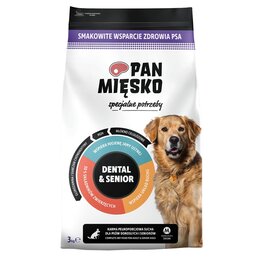 Karma dla psa PAN MIĘSKO Specjalne potrzeby Dental & Senior Chrupki M 3 kg