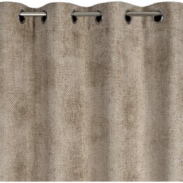 Zasłona EUROFIRANY Aleta 135 x 250 cm Beżowy