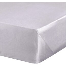 Prześcieradło EUROFIRANY Jersey z gumką 240 x 220 cm Jasnoszary