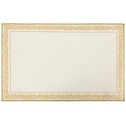 Podkładka na stół EUROFIRANY Majorka 32 x 52 cm Biało-złoty