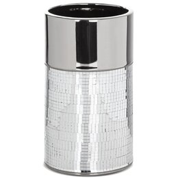 Wazon EUROFIRANY Mirona 09 14 x 25 cm Srebrny