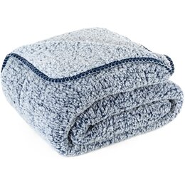 Koc EUROFIRANY Koala 170 x 210 cm Granatowy