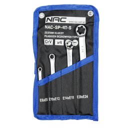 Zestaw kluczy oczkowych NAC SP-4T-S