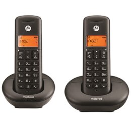 Telefon MOTOROLA E202 Duo DECT Czarny