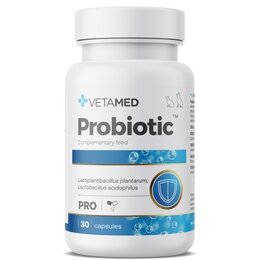 Suplement dla psa i kota VETAMED Probiotic (30 kapsułek)