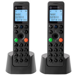 Telefon MOTOROLA DOT202 Duo DECT Czarny