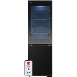 Lodówka LG GBG5160CEV No Frost 185cm Srebrna DoorCooling+ LinearCooling Smart Diagnosis