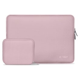 Etui na laptopa TECH-PROTECT Neoslim 15-16 cali Różowy + Torba na akcesoria