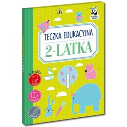 Książka z zadaniami Teczka edukacyjna. Ćwiczenia 2-latka (miękka okładka)