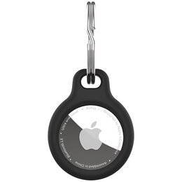Etui FIXED Silky do Apple AirTag Czarny