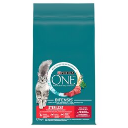 Karma dla kota PURINA ONE Sterilcat Wołowina z pszenicą 9.75 kg