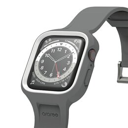 Etui ARAREE Duple Pro do Apple Watch 4/5/6/7/8/9/SE/SE 2 (44/45mm) Szary