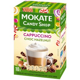 Kawa rozpuszczalna MOKATE Candy Shop Cappucino Choc Hazelnut (10 szt.)