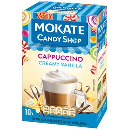 Kawa rozpuszczalna MOKATE Candy Shop Cappuccino Creamy Vanilla (10 szt.)