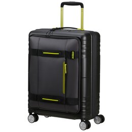 Walizka AMERICAN TOURISTER Hello Cabine Spinner 55 Czarno-limonkowy