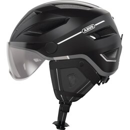 Kask rowerowy ABUS Pedelec 2.0 Ace Velvet Czarny Miejski z lampką (rozmiar S)