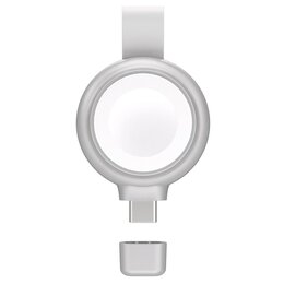 Ładowarka indukcyjna 4SMARTS MFI Fast Charger do Apple Watch Srebrny