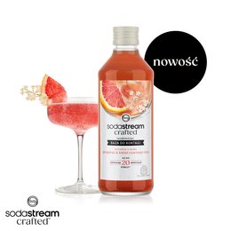 Syrop do saturatorów SODASTREAM Crafted Grejpfrut i Kwiat czarnego bzu 330 ml