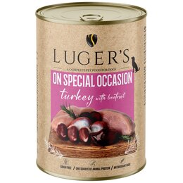 Karma dla psa LUGER'S On Special Occasion z indykiem i burakiem 400 g