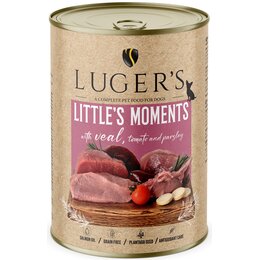 Karma dla psa LUGER'S Little's Moments z cielęciną, pomidorem i pietruszką 400 g