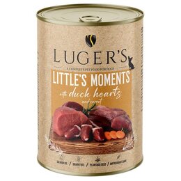 Karma dla psa LUGER’S Little's Moments Serce z kaczki i marchewką 400 g