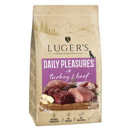 Karma dla psa suszona LUGER'S Daily Pleasures Indyk i Wołowina 