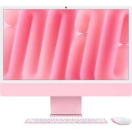Komputer APPLE iMac 2024 23.5" Retina M4 (10 rdzeni) 24GB RAM 512GB SSD macOS Różowy