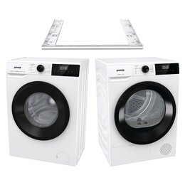 Pralka GORENJE W2TNHPI84AS/PL + Suszarka GORENJE DHNE82/PL + Łącznik GORENJE SKHNE80W 