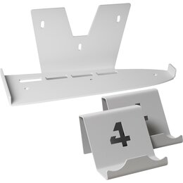 Zestaw uchwytów 4MOUNT 4M-PS5S-W-V2 do konsoli PS5 Slim Biały