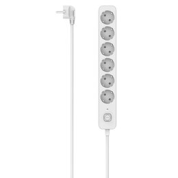 Listwa HAMA Schuko 6GN (1.4m) Biały
