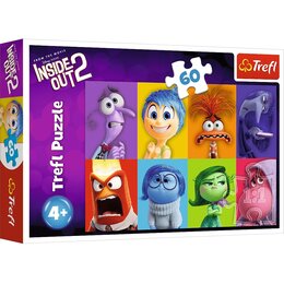 Puzzle TREFL Disney W głowie się nie mieści 2 Poznaj swoje emocje 17397 (60 elementów)