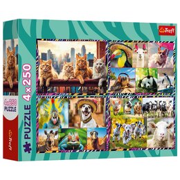 Puzzle TREFL Zabawne zwierzaki 13313 (1000 elementów)