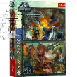 Puzzle TREFL Jurassic World Prehistoryczny świat 13316 (400 elementów)
