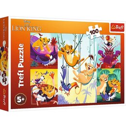 Puzzle TREFL Disney Dzielny Król Lew 16478 (100 elementów)